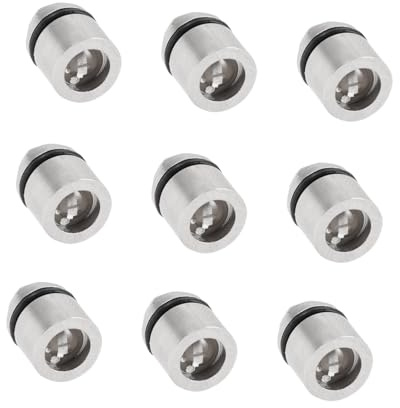 Kleiner LED Schlüsselanhänger Taschenlampe 9 Stück, Kunststoff, Silber | Tragbare LED Taschenlampe, Leicht, Batteriebetrieben, Assorted Color Light Zufällige Farbe