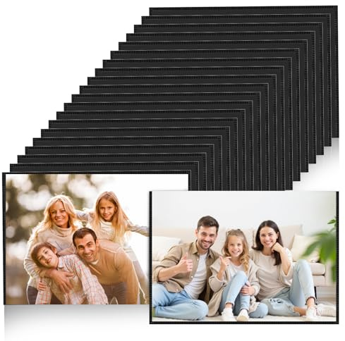 20 Pcs Magnetic Photo Frames, Magnetic Picture Frame 4x6 inch Personalised Fridge Magnets for Photos Notices Postcard