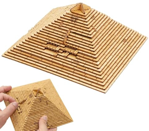 Puzzle Toy - Wooden Code Lock Mechanism Box, 3D Shape Puzzle Game for
