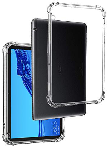 Coque Anti-Shock pour Huawei MEDIAPAD T5 10.1, TPU Transparent en Silicone Antichoc