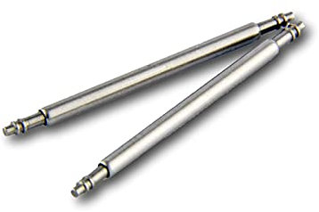 Uhren Pevak® 2 Edelstahl Uhr Federstege 10mm Ø1,5mm Stege Federstifte Uhrenstifte Watch Spring Bar