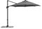Schneider Sonnenschirm Rhodos Blacklight, anthrazit, 300 cm rund, 793-15, Gestell Aluminium, Bespannung Polyester, 18.8 kg