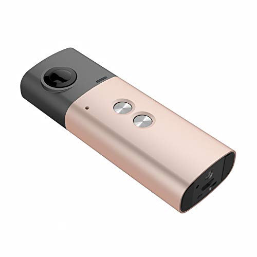 KuanDar Dual Lens Panoramic VR Camera, 360 Degree Panoramic Camera, Handheld PC + ABS Camera(Pink)