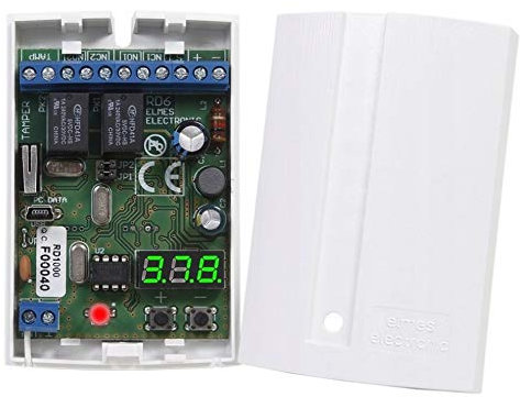 Funk Empfänger 2 Kanal 433MHz LCD Display RD448 für 448 Handsender mit Zugangskontrolle/Ereignisprotokoll Datum Uhrzeit für große Parkplatzanlagen