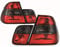 Rückleuchten Set (links & rechts) E46 4tür 98-01 Klarglas rot-schwarz