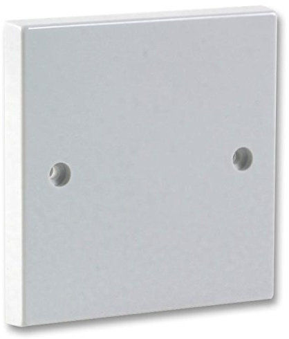 PRO ELEC 1 Gang Blanking Plate – White – Supplied with Fixing Screws – PELB1554