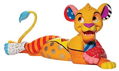 Disney Britto Figurina Simba Il Re Leone, Resina, Multicolore, Taglia Unica