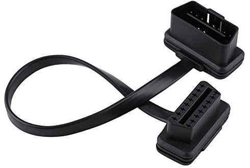 Cable de extensión OBD2 de 16 pines, koulate Car Auto 16 pines macho a hembra Cable de extensión OBD2 Adaptador de diagnóstico Adaptador de cable de extensión de diagnóstico de automóvil(60CM)