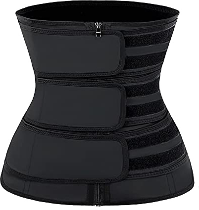 YIANNA Waist Trainer Workout Belt Tummy Control Cincher Trimmer Girdle Belly Wrap Body Shaper for Women Men