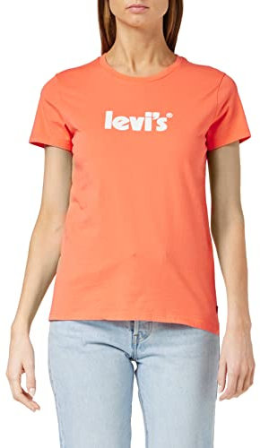 Levi's Femme The Perfect Tee T-Shirt, Persimmon , XXS