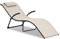 Uniprodo Uni_SUNBED_03 Sonnenliege beige Stahlrahmen Wellenform Gartenliege Relaxliege Strandliege