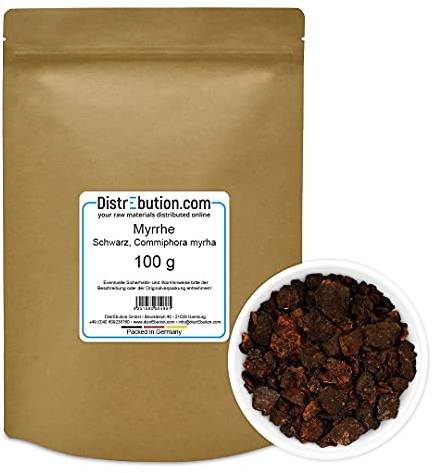 100 g Myrrhe - Commiphora Myrrha - Räucherharz in Kirchenqualität - Weihrauch