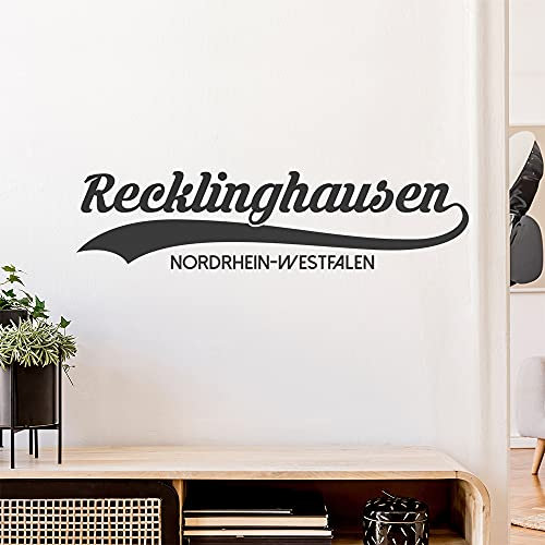 Recklinghausen NRW Wandtattoo Wandaufkleber Wall Sticker - Dekoration, Küche, Wohnzimmer, Schlafzimmer, Badezimmer