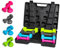 Hex Dumbbells Set Neoprene Hand Weights Dumbbells Set with Carry Case - Ideal Home Weights Set For Body Toning (10KG)