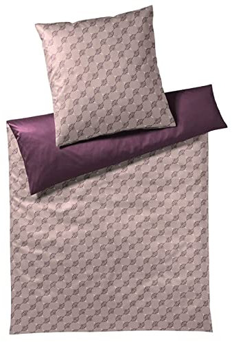 Joop! Bettwäsche Cornflower Double 4083 Farbe 15 Powdered Berry (155-220x80-80, Powdered Berry)