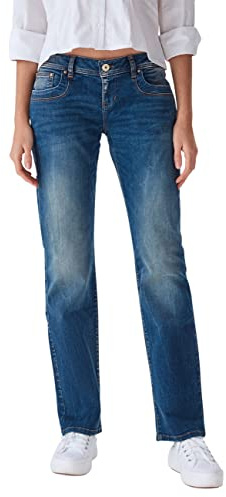 LTB Jeans Damen Valentine Straight Fit Jeanshose Hose Denim Tiefer Bund | Blau 24 25 26 27 28 29 30 31 32 33 34