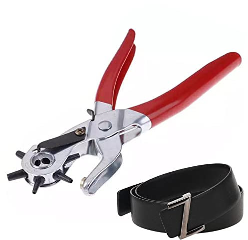 Leder Gürtellocher Locher Robuste Locher Leder Werkzeug Präzisionswerkzeug für Gürtel Uhrenarmbänder Handtaschenriemen Leder Locher Pacienjo