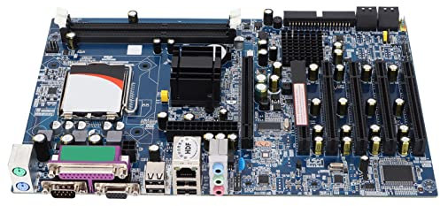 Bewinner Scheda Madre LGA775, Scheda Madre del Computer per G41 con 5 Porte PCI, PCI‑E 16X, Scheda Grafica/Scheda Audio Integrata, Scheda Madre Industriale