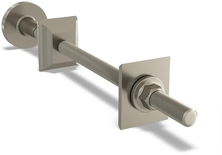 UK RADIATORS- Talus - Silver Nickel Radiator Wall Stay - Sturdy Support Bracket for Radiators - Easy Installation - Durable and Reliable - Enhance Safety and Stability of Your Heating System