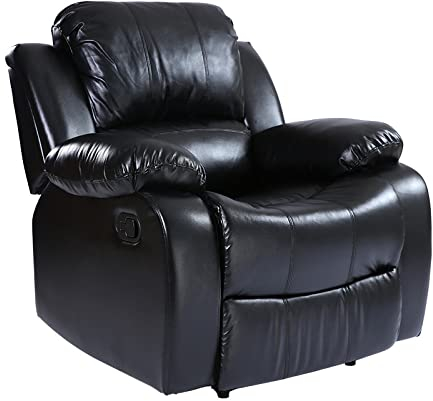 BinOxy Faules Sofa/Sofa Space Capsule Sofa First-Class Faules Sofa Einzelne elektrische multifunktionale Leder-Liege Wohnzimmer Sofa (Color : Schwarz, Size : Vibration Massage+USB)