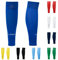 LION SPORTSWEAR Kids/Youth Football Sock Sleeves To Accompany Grip Socks - Fits Over Calf/Shin Pads - Variety Of Colors To Match Your Team Kit (Royal Blue)