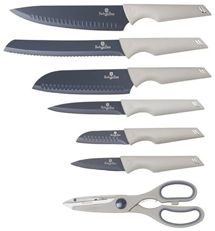 Berlingerhaus Set von Messern mit Nicht-Stick-Oberflächen 7-PCs Aspen Collection BH-2835