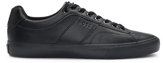 BOSS Aiden_Tenn_grltp, Tenis para Hombre, Negro, 39 EU
