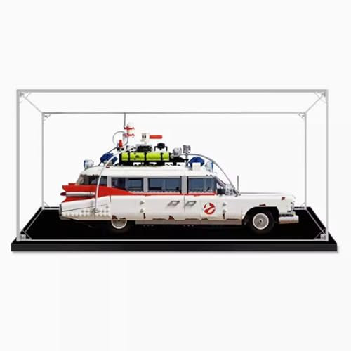 Scatola da collezione trasparente in acrilico, compatibile con Lego 10274 Ghostbusters auto Building Block Model Dust Storage Box (solo scatola) (trasparente 3 mm)