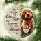 Glad Gua No Longer By Our Side Christmas Tree Ornaments, Dog Memorial Gifts for Loss of Dog, Pet Loss Gifts, Pet Memorial Gifts for Dogs, Christmas Tree Decorations, Personalised Ceramic Ornament