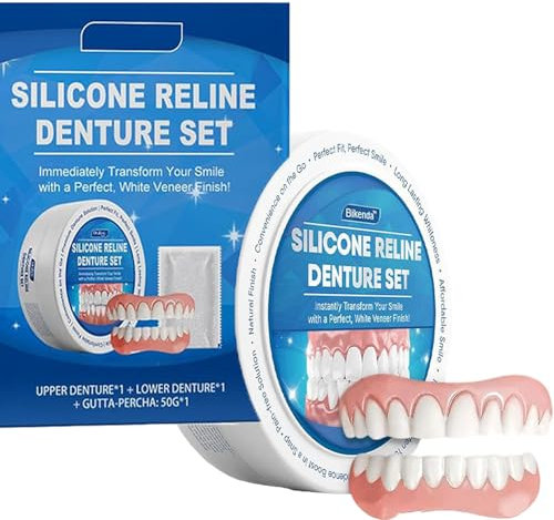 Bikenda Ensemble de dentier en silicone Furzero, ensemble de dentier en silicone Furzero, ensemble de dentier en silicone