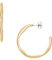 Skagen Women's Stainless Steel Push Back Earrings Mattes Gold,3.5Lx3.43Wxcm