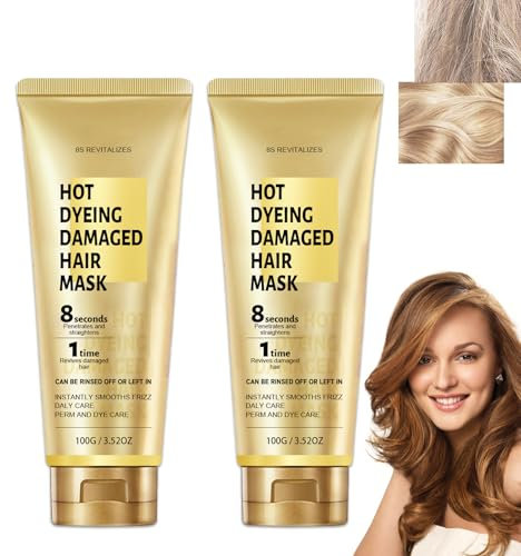 8 Seconds Revitalizing Hair Mask, 8 Seconds Revitalizing Hair Mask for Hot Dyed & Damaged Hair, 8s Revitalizes Hot Dying Damaged Hair Mask, 8 Seconds Perm Damage Hair Mask, Daily Care
