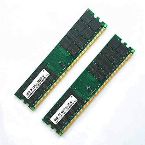 Lbvzxkad 2X 4GB DDR2 Ram Memory 800Mhz 1.8V PC2 6400 DIMM 240 Pins for AMD Motherboard Memory Ram