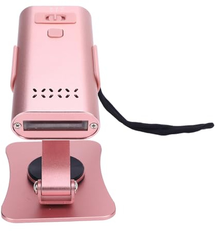 UV Lamp Hair Extension Tool Kit - 395nm Light Hair Extension Machine with Stand, Portable Fast Curing Hair Extension Glue V Light, Wig Extension LED Lamp for Home Salon (Rose Gold)