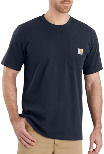 Carhartt Men's Dearborn Relaxed Pocket T-Shirt Work Utility T-Shirt (Pack of 1)