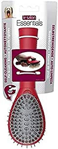 LeSalon Essentials selbstreinigende Nadelbürste groß, für Hunde