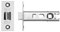 Zoo Contract Tubular Bolt Through Latch 76mm ZTB76PS 57mm Back Set