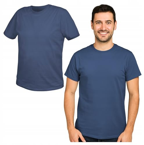 Högert Technik - T-Shirt VILS aus Baumwolle Herren Kurzarm Arbeitsshirt Basic Shirt atmungsaktiv strapazierfähig