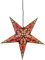 Star Blaze Papierstern, Papier, rot