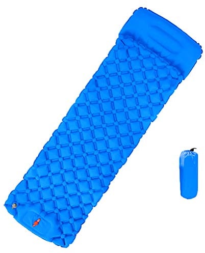 KUANDARMX Sicherheit Isomatte Reisen, Outdoor, Camping, Strand. Komfortabel aufblasbar Große Liegefläche Kleines Packmaß. Transport im Packsack Sanft, A