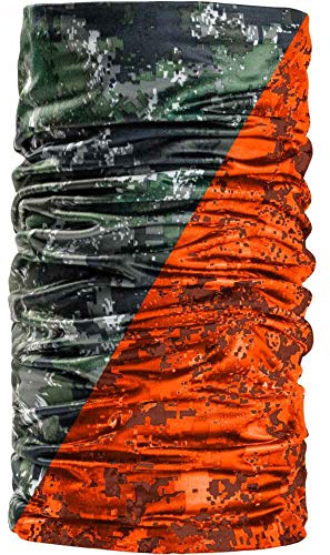 Wendeschal Schlauchschal Fleece Signal-Orange Tecl-Wood Camo Oliv Grün Jagd Outdoor