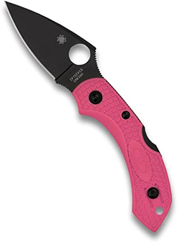 Spyderco Couteau DragonFly 2 Rose Lame Noire