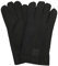 Rohn Moden Fingerhandschuhe Hochstein echt Lammfell für Damen und Herren, Handschuhe in Premiumqualität aus Baby Curly Merinolamm handgenäht anthrazit dunkelgrau schwarz (Grau, 9)