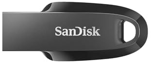 SanDisk Ultra Curve 3.2 USB Flash Drive 32GB 100MB/s - SDCZ550-032G-G46 Black