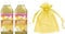 Lenor Fabric Conditioner, Pack of Two, 2 x 15 Washes, 2 x 540ml, Gold Orchid Scent + Our Gift for You - Organza Bag Size 9 x 7 x 0.1 cm