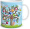 TRIOSK Tasse Frohe Ostern Ostergeschenke Erwachsene mit Oster Spruch lustig Ostereier Osterbaum für Frauen Männer Ostertassen Sprüche Geschenk, Keramik 300ml