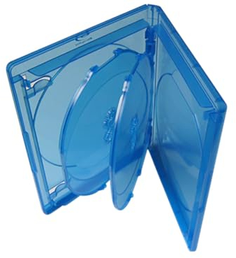 Generisch Viva Elite Blu-Ray 4-Disc Hüllen 15 mm - 5 Stück - blau