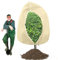 TOFFCAEA Voile Hivernage Plante Exterieur 80g/m², Housse Hivernage Plante, Housse D'hivernage avec Fermeture éclair et Cordon de Serrage, Housse d'hivernage Plante Réutilisable (200x240cm)