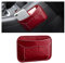 CGEAMDY Organizador lateral para asiento de coche, mini organizador de piel, bolsa lateral de almacenamiento para asiento de coche, adecuado para organizar documentos, carpetas etc (Rojo)