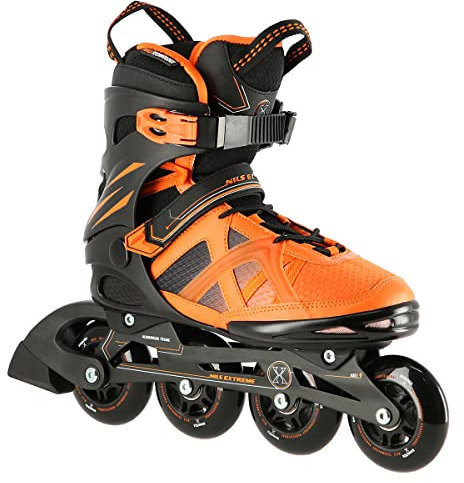 Nils Extreme Inliner Ora Inliner, Farbe:Schwarz-orange, Größe:43